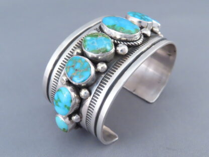 Turquoise Cuff Bracelet (Sonoran Gold Turquoise)
