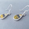 Multi-Stone Inlay Earrings – Teardrops