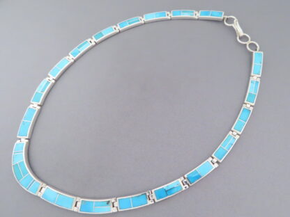 Turquoise Inlay Necklace – Full Turquoise Necklace