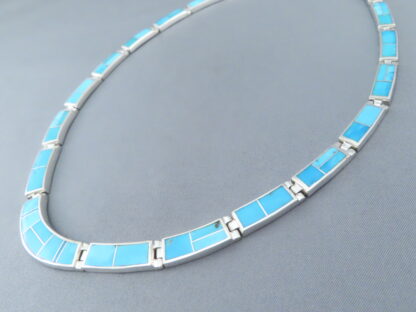 Turquoise Inlay Necklace – Full Turquoise Necklace
