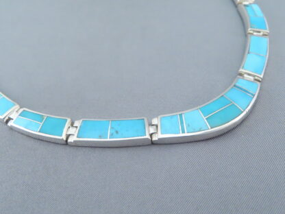 Turquoise Inlay Necklace – Full Turquoise Necklace
