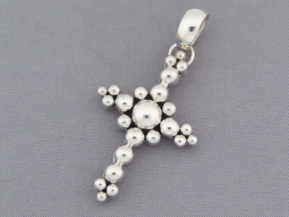 Sterling Silver Cross Pendant by Artie Yellowhorse