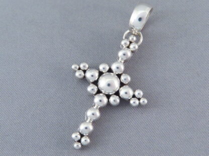 Sterling Silver Cross Pendant by Artie Yellowhorse
