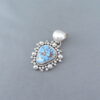 Artie Yellowhorse Golden Hills Turquoise Pendant