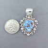 Artie Yellowhorse Golden Hills Turquoise Pendant