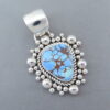 Artie Yellowhorse Golden Hills Turquoise Pendant