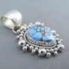 Artie Yellowhorse Golden Hills Turquoise Pendant