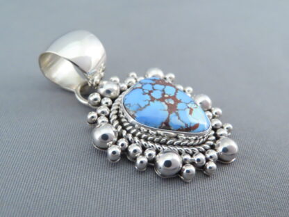 Artie Yellowhorse Golden Hills Turquoise Pendant