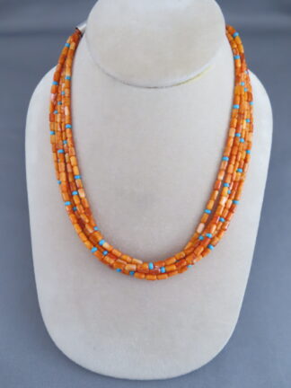 Spiny Oyster Shell Necklace by Desiree Yellowhorse