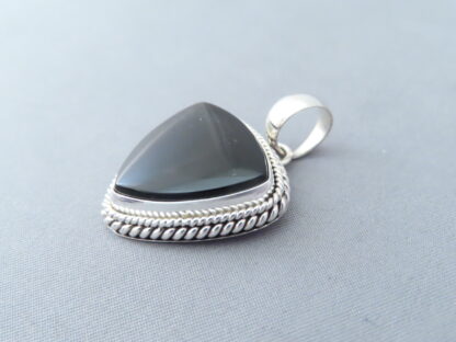 Black Onyx Pendant by Artie Yellowhorse