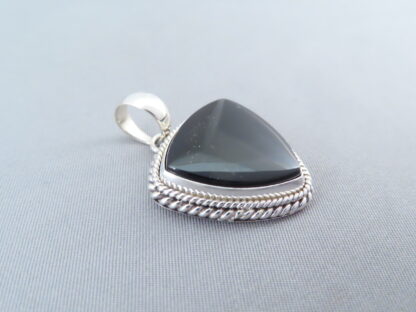 Black Onyx Pendant by Artie Yellowhorse