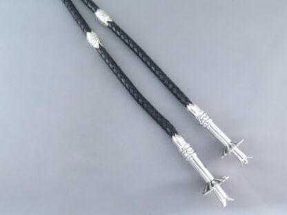 Blue Gem Turquoise Bolo Tie by Wyatt Lee-Anderson