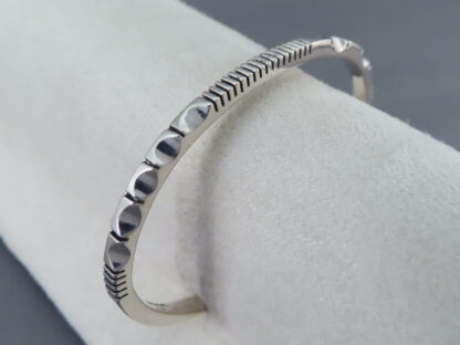 Silver Bracelet Cuff by Artie Yellowhorse
