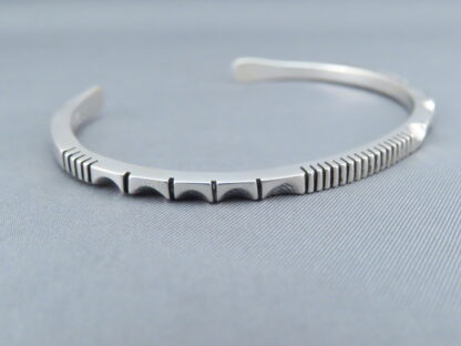 Silver Bracelet Cuff by Artie Yellowhorse