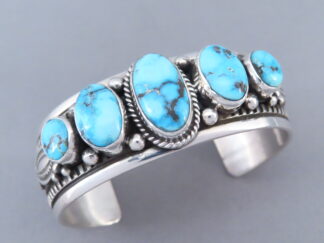 Riviera Turquoise Sterling Silver Cuff Bracelet