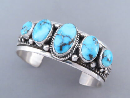 Riviera Turquoise Sterling Silver Cuff Bracelet