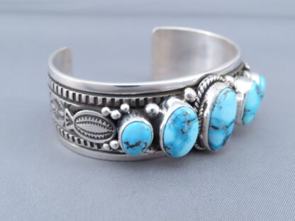 Riviera Turquoise Sterling Silver Cuff Bracelet