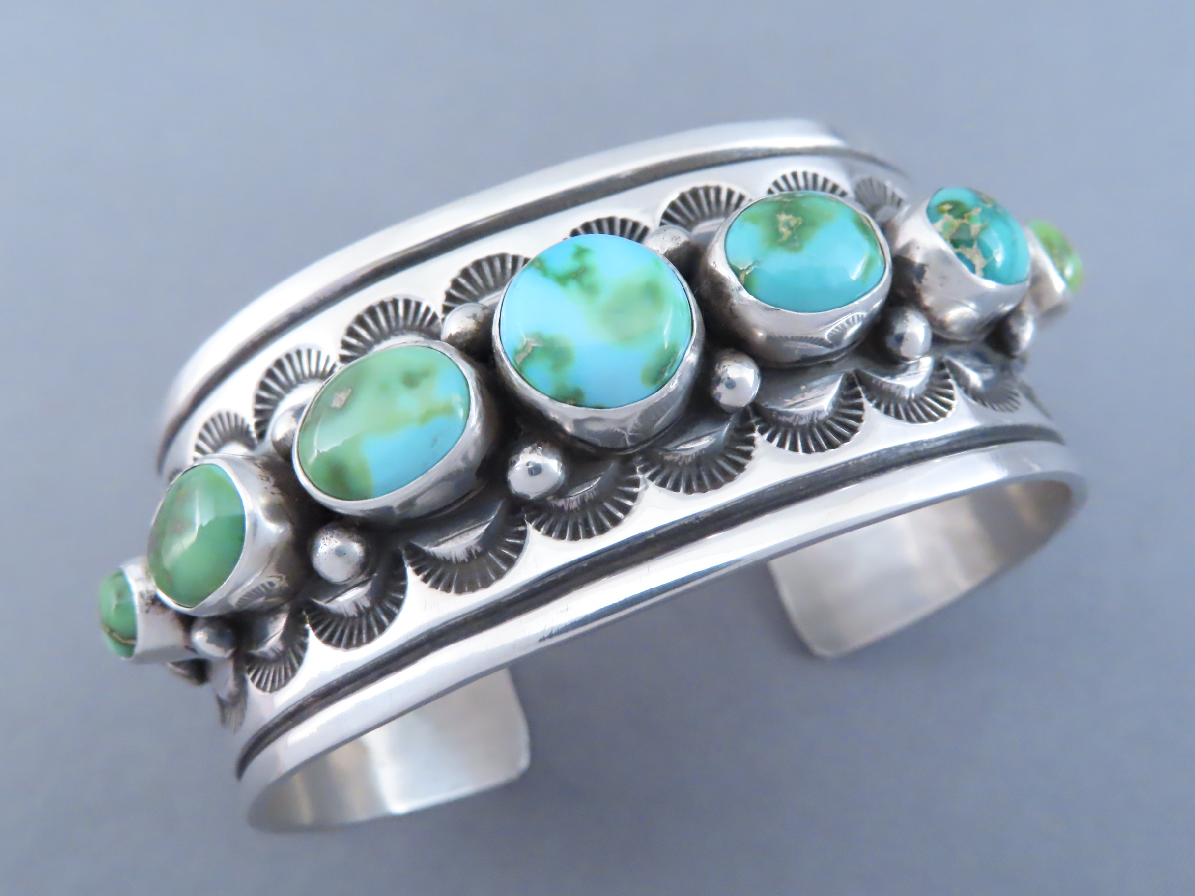 Cuff Bracelet with ‘Sonoran Gold’ Turquoise