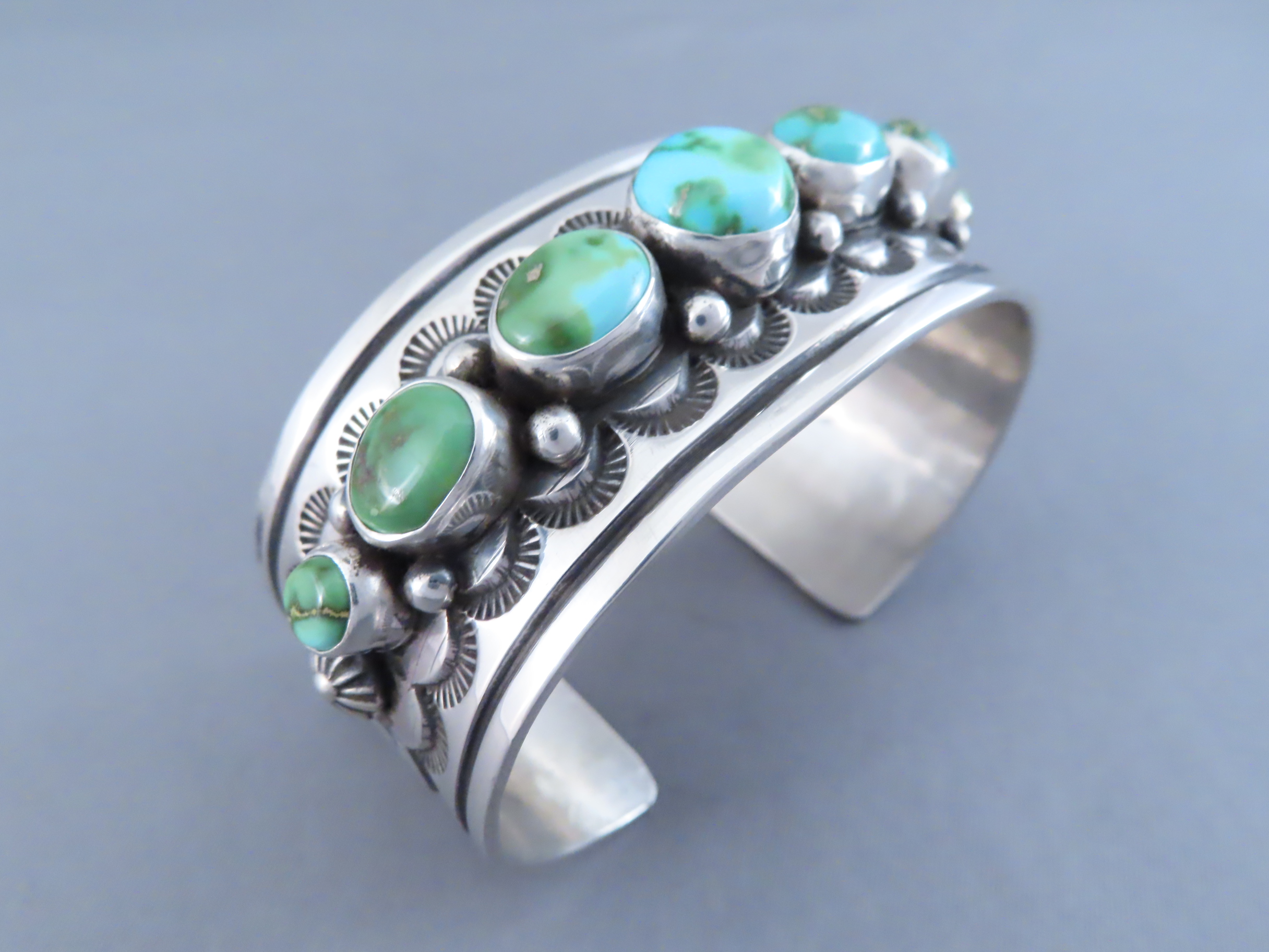 Cuff Bracelet with ‘Sonoran Gold’ Turquoise