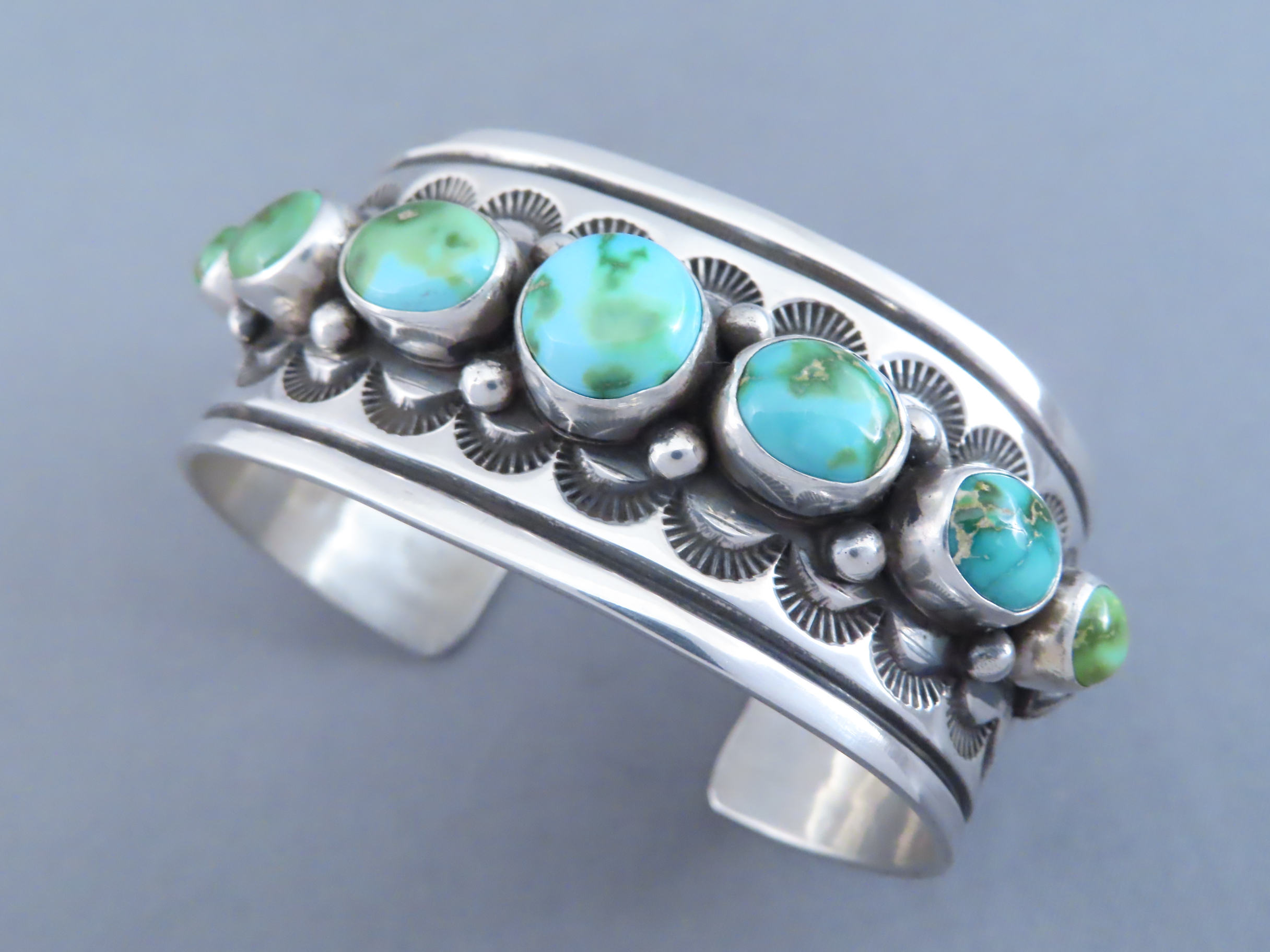 Cuff Bracelet with ‘Sonoran Gold’ Turquoise