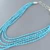 Layered Sleeping Beauty Turquoise Necklace by Desiree Yellowhorse