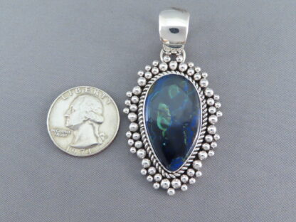 Azurite/Malachite Pendant by Artie Yellowhorse