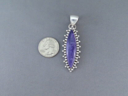 Charoite Pendant by Artie Yellowhorse