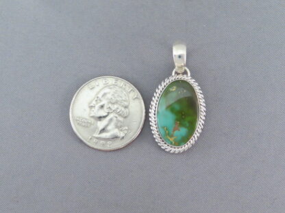 Artie Yellowhorse Royston Turquoise Pendant (smaller)