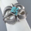 Blue Diamond Turquoise – Sandcast Bracelet