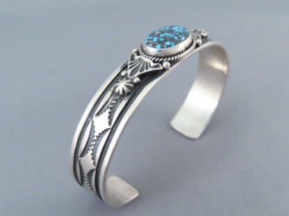 Narrow Kingman Turquoise Bracelet by Happy Piasso