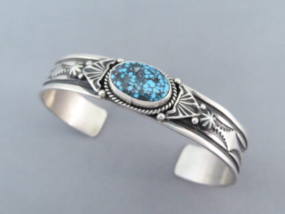 Narrow Kingman Turquoise Bracelet by Happy Piasso