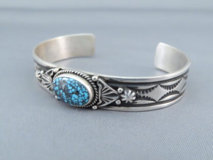 Narrow Kingman Turquoise Bracelet by Happy Piasso
