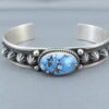 Golden Hills Turquoise Bracelet Cuff by Albert Jake – Large