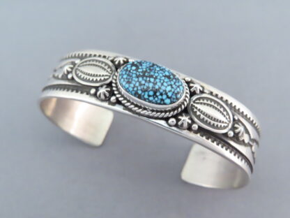 Narrow Kingman Turquoise Cuff Bracelet