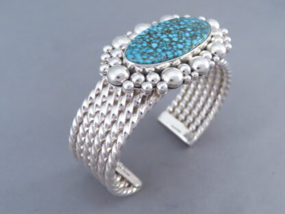 Kingman Turquoise Bracelet by Artie Yellowhorse