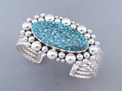 Kingman Turquoise Bracelet by Artie Yellowhorse