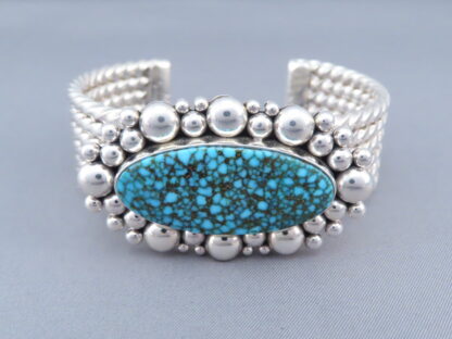 Kingman Turquoise Bracelet by Artie Yellowhorse