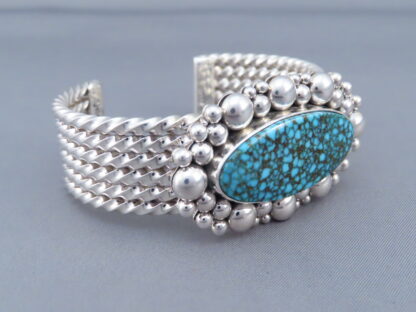 Kingman Turquoise Bracelet by Artie Yellowhorse