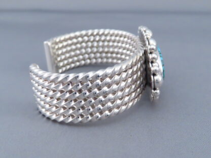 Kingman Turquoise Bracelet by Artie Yellowhorse