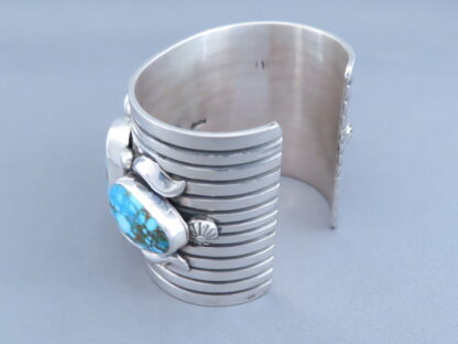 IMPRESSIVE Five-Stone Turquoise Cuff Bracelet (Kingman Turquoise)