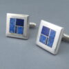 Lapis Inlay Cufflinks