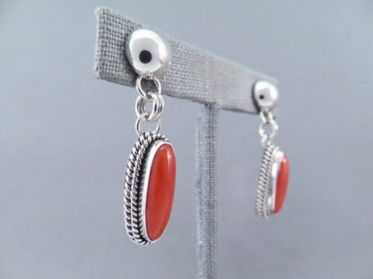 Mediterranean Coral Earrings by Artie Yellowhorse (Posts)