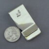 Money Clip with Black Jade & Turquoise Inlay