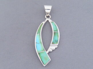Turquoise Inlay Pendant – Sonoran Gold Turquoise