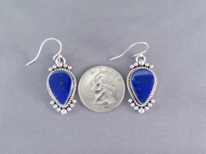 Lapis Earrings by Artie Yellowhorse