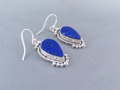 Lapis Earrings by Artie Yellowhorse
