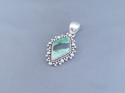 Green Garnet Pendant by Artie Yellowhorse