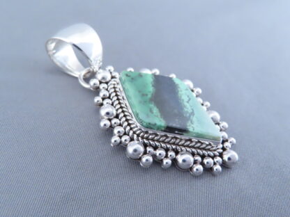 Green Garnet Pendant by Artie Yellowhorse