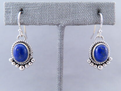 Artie Yellowhorse Lapis & Sterling Silver Earrings