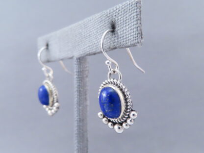 Artie Yellowhorse Lapis & Sterling Silver Earrings